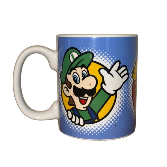 Super Mario Bros Luigi Mug 2022 Frankford Candy 11 Oz Stoneware Microwave Dishwa - Picture 1 of 4